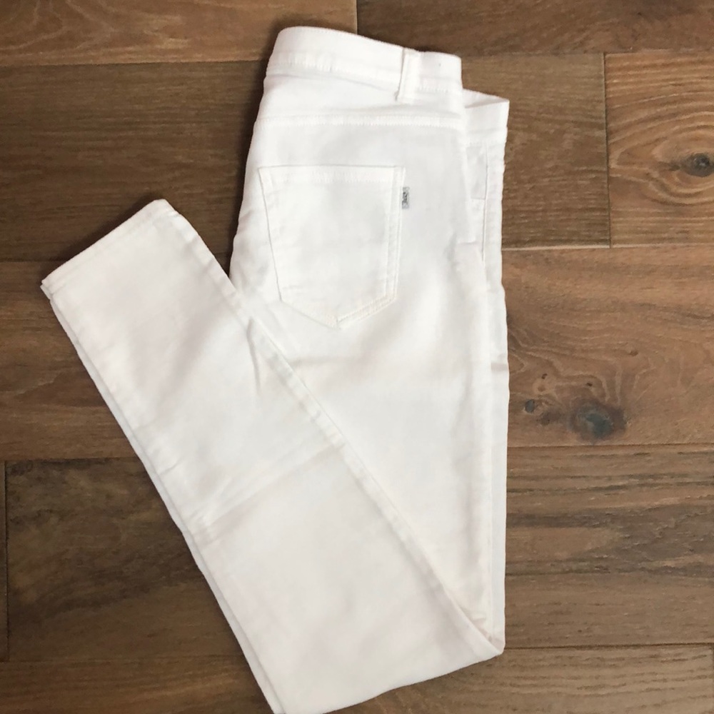 NWOT juicy couture women’s cotton jeans white sz 4